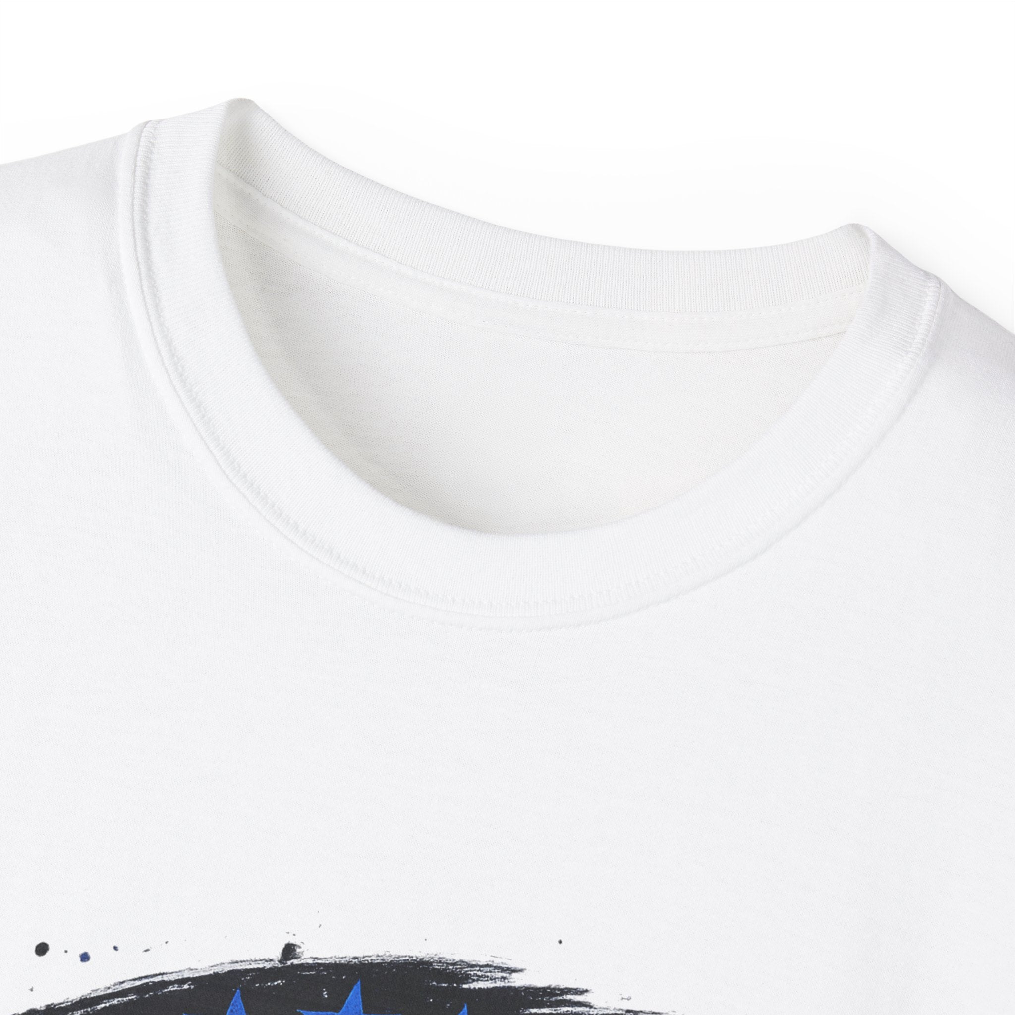 Blue Midterms Tee — Flag Brushstroke Graphic