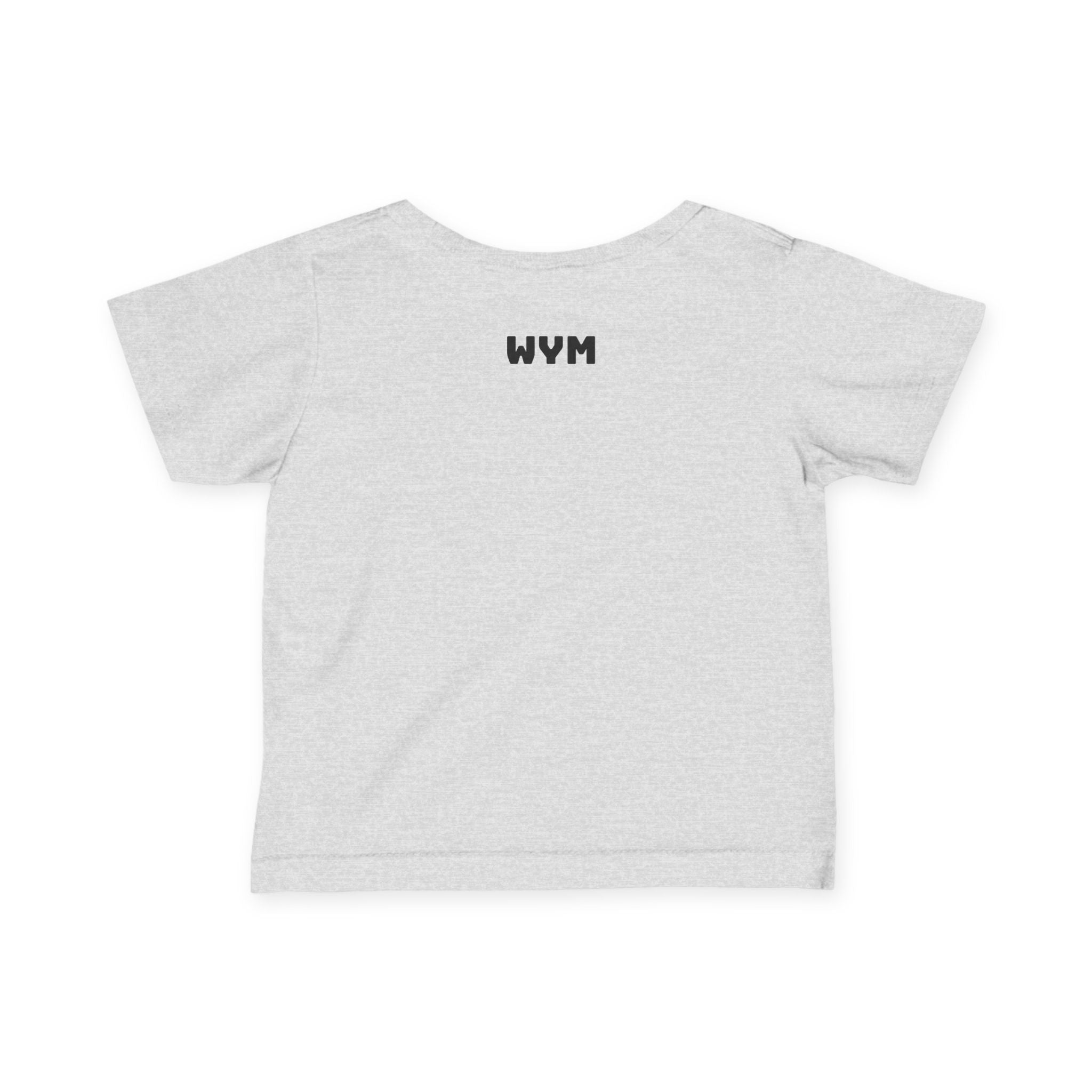 Infant Tee "Built Different" – Baby Graphic Shirt with Crown Design