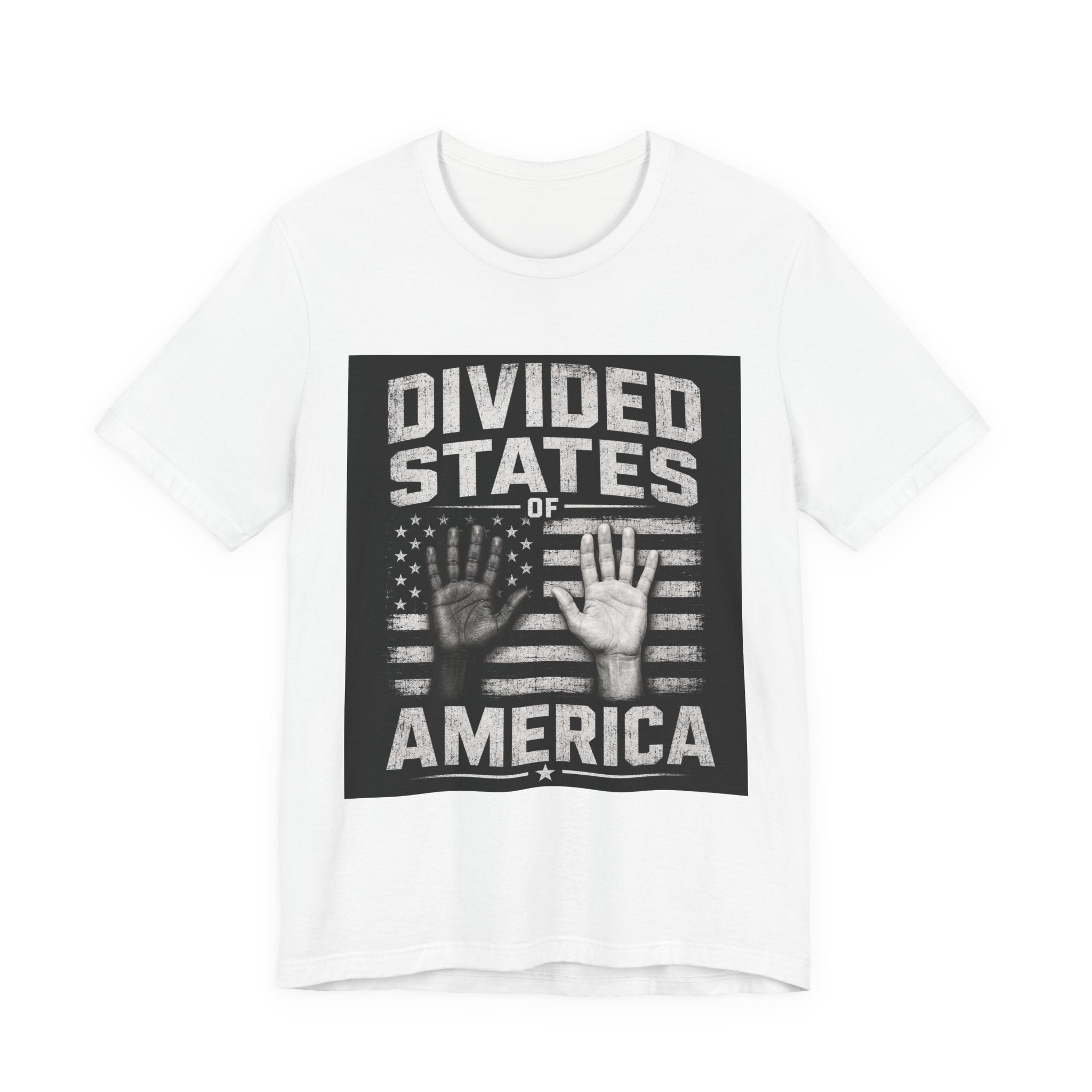 Wear Your Moment Unisex Graphic T-Shirt – Divided States of America, Lightweight Ring-Spun Cotton, Sizes S–4XL
