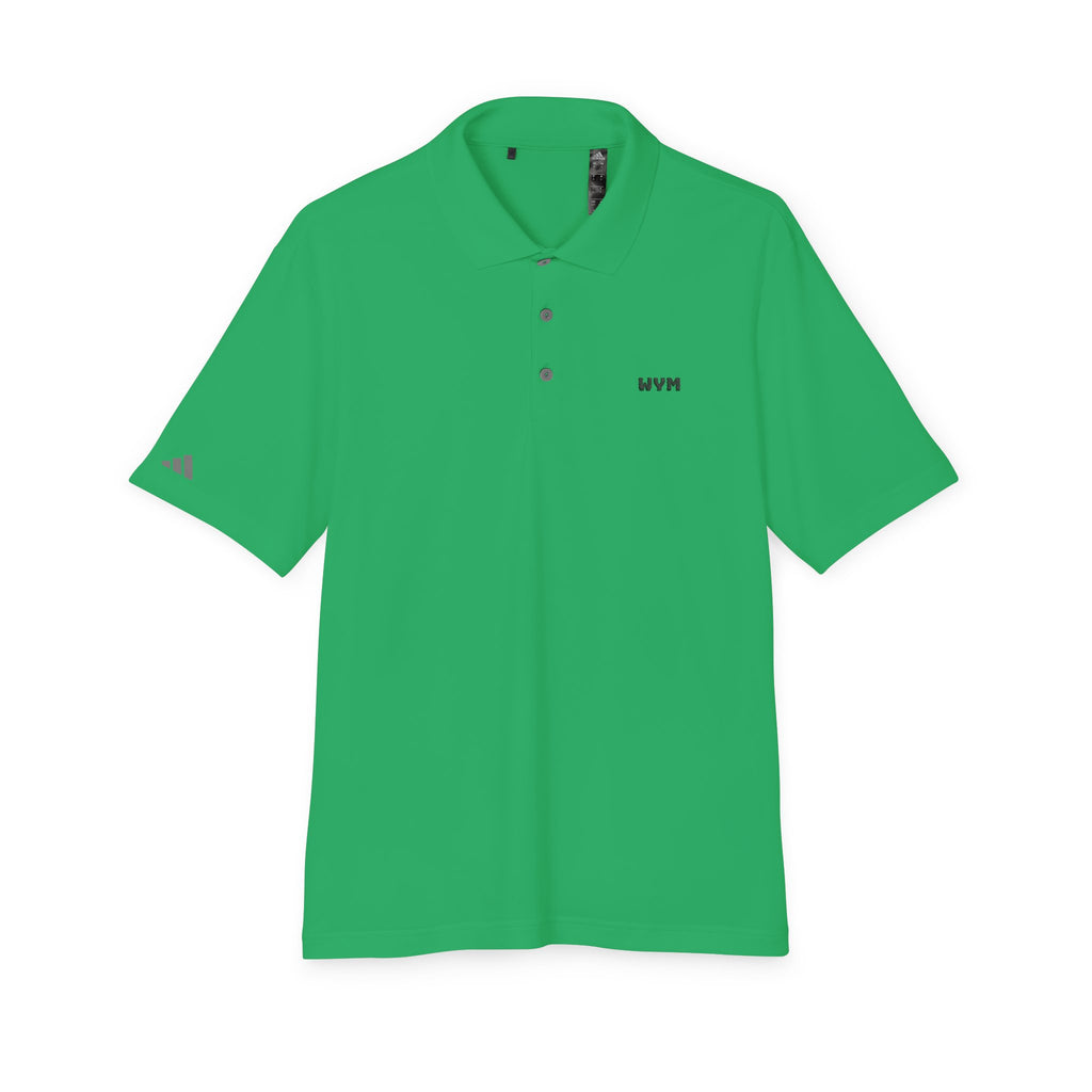 WVM Minimalist Performance Polo — White Athletic Golf Shirt