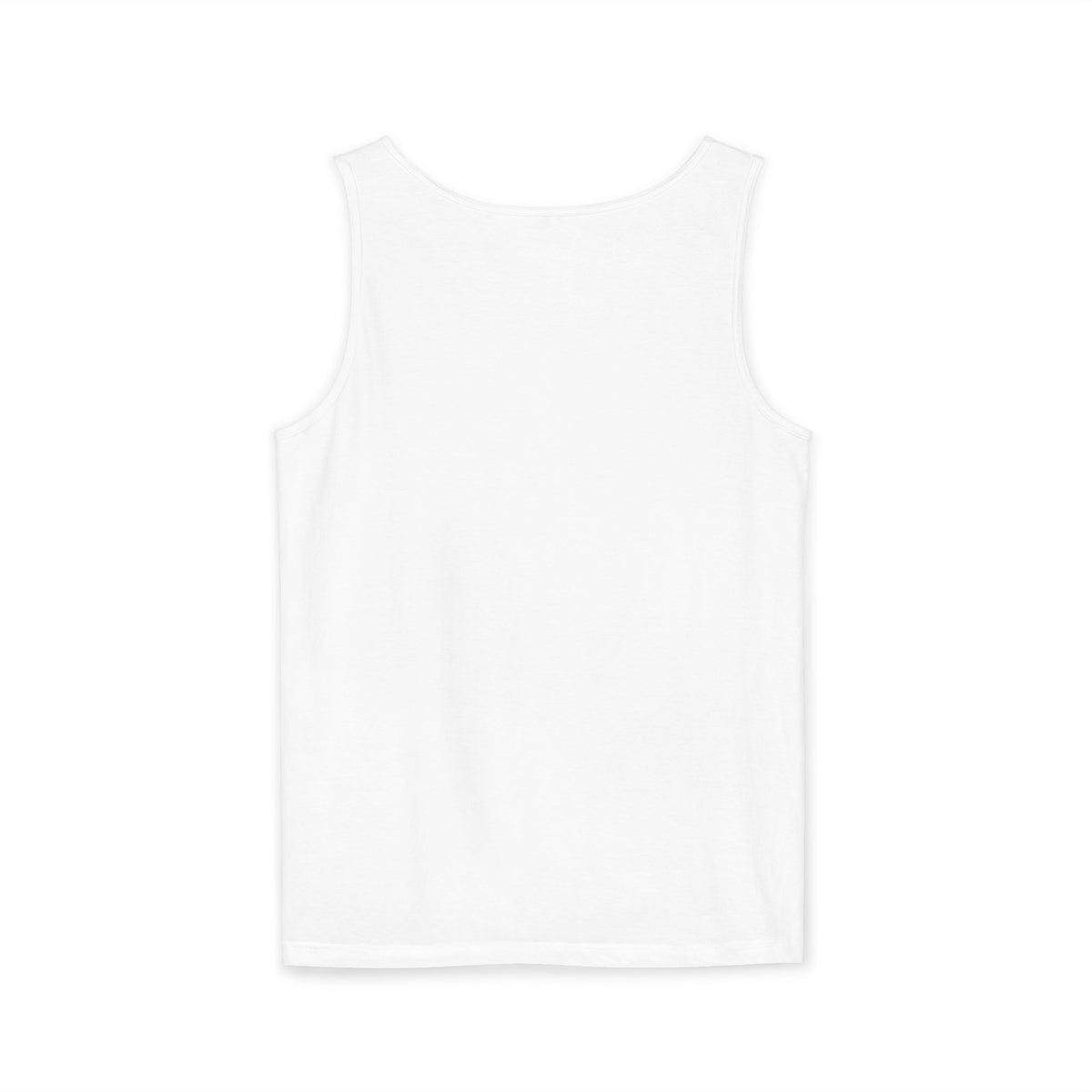Blessings Pending Tank Top — Pregnancy Announcement Graphic, Garment-Dyed Cotton