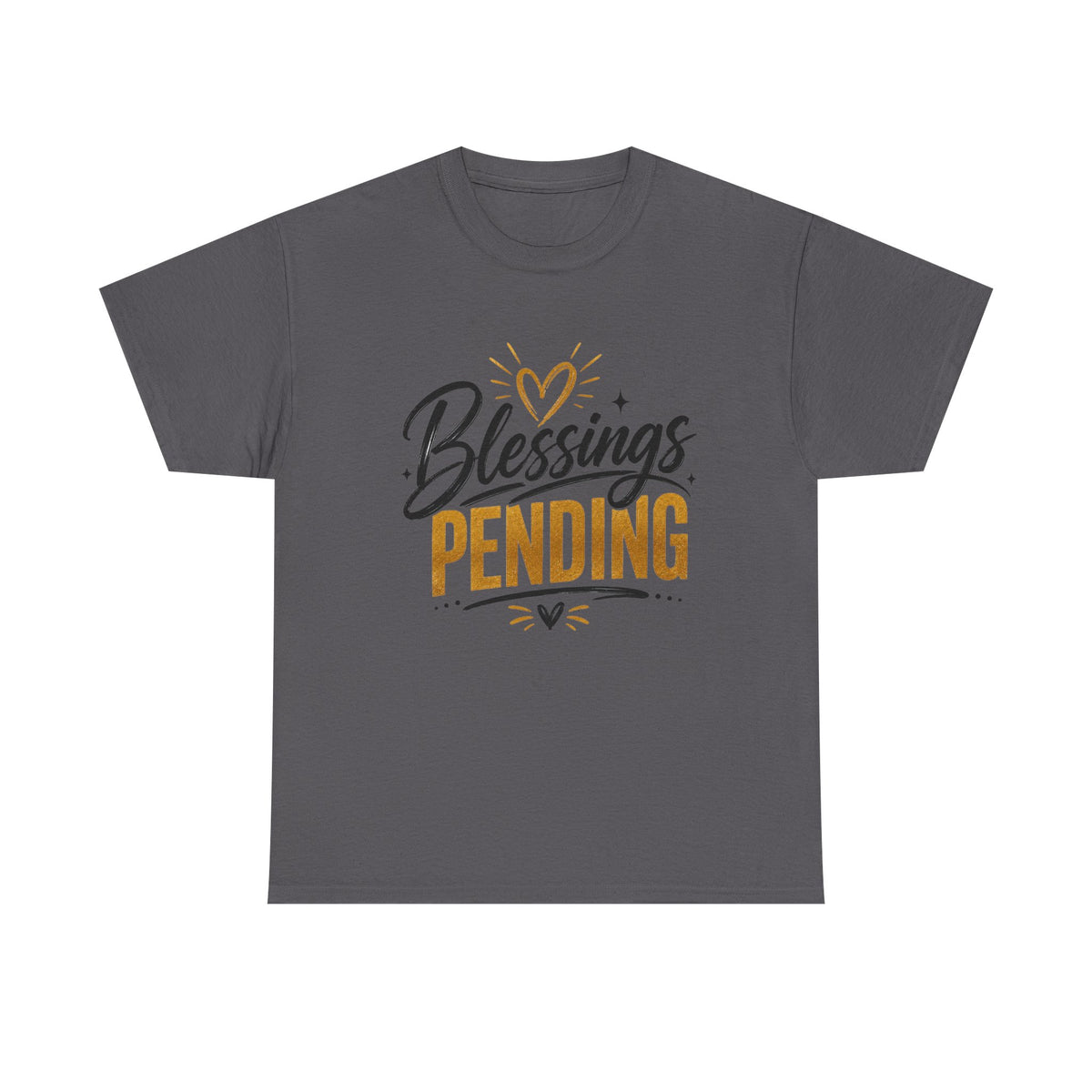 Blessings Pending Tee — Pregnancy Announcement Graphic, Soft Cotton, Unisex