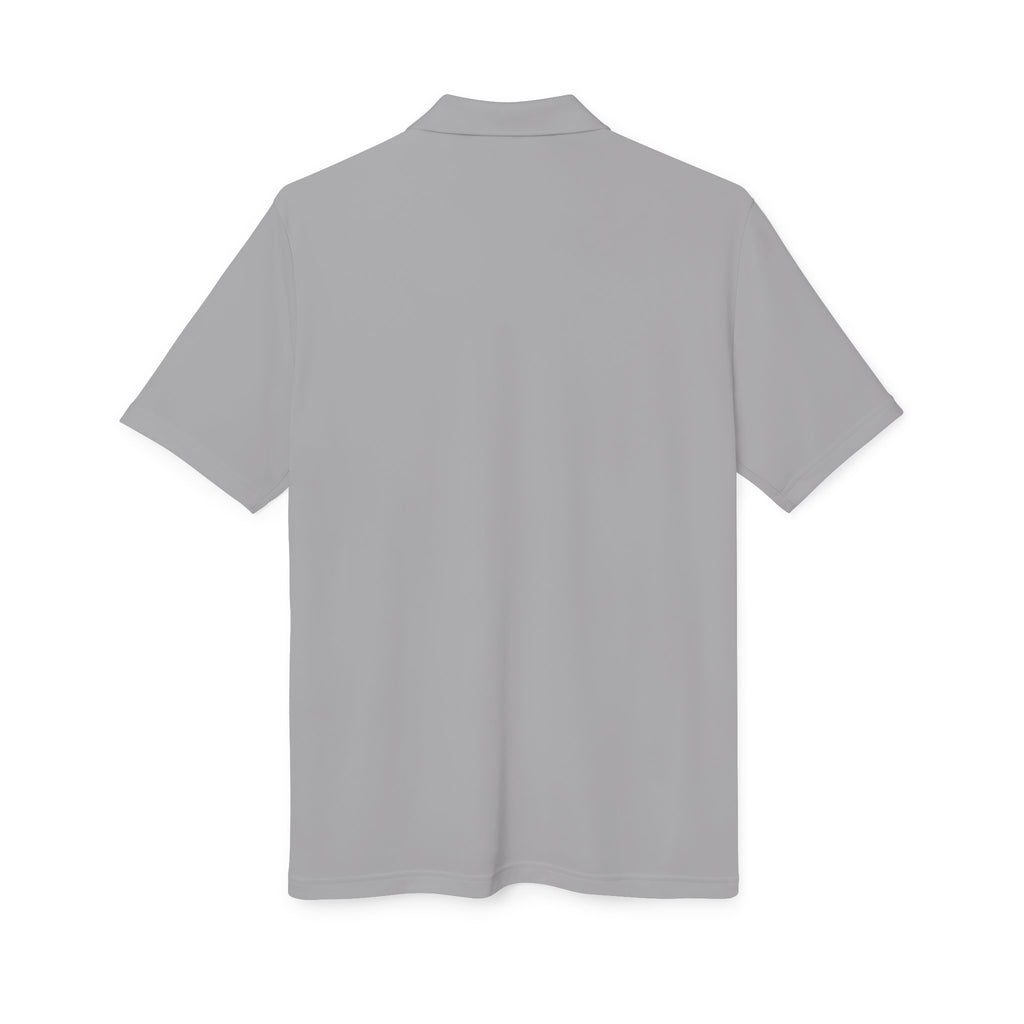 WVM Minimalist Performance Polo — White Athletic Golf Shirt