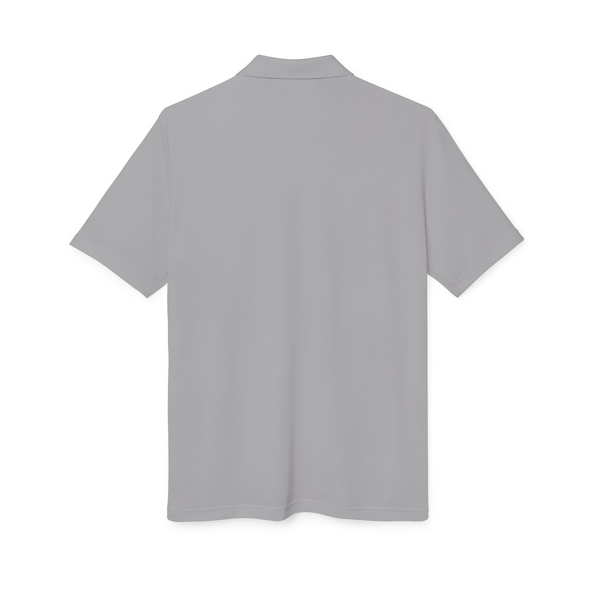 WVM Minimalist Performance Polo — White Athletic Golf Shirt