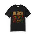 Black Culture Graphic T‑Shirt – Bold Crowned Heritage Design
