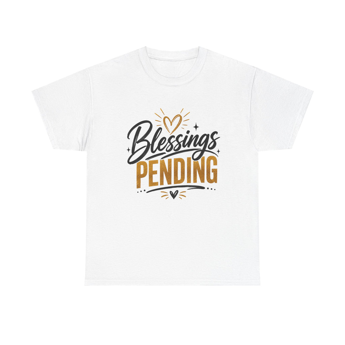 Blessings Pending Tee — Pregnancy Announcement Graphic, Soft Cotton, Unisex