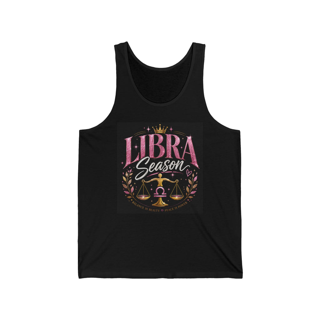 Libra Season Tank Top — Zodiac Scales Astrology Tee