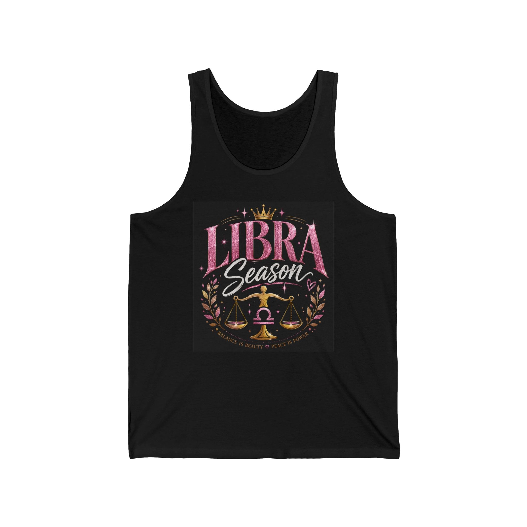 Libra Season Tank Top — Zodiac Scales Astrology Tee