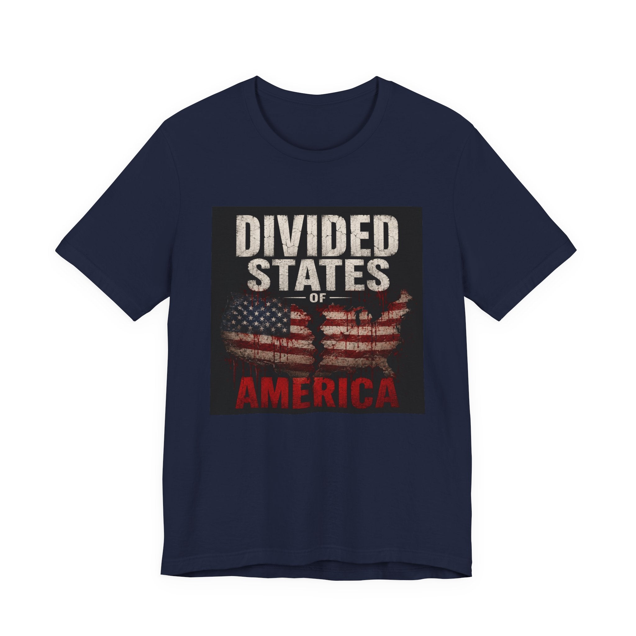 Divided States America Graphic Tee — Political Statement T-Shirt
