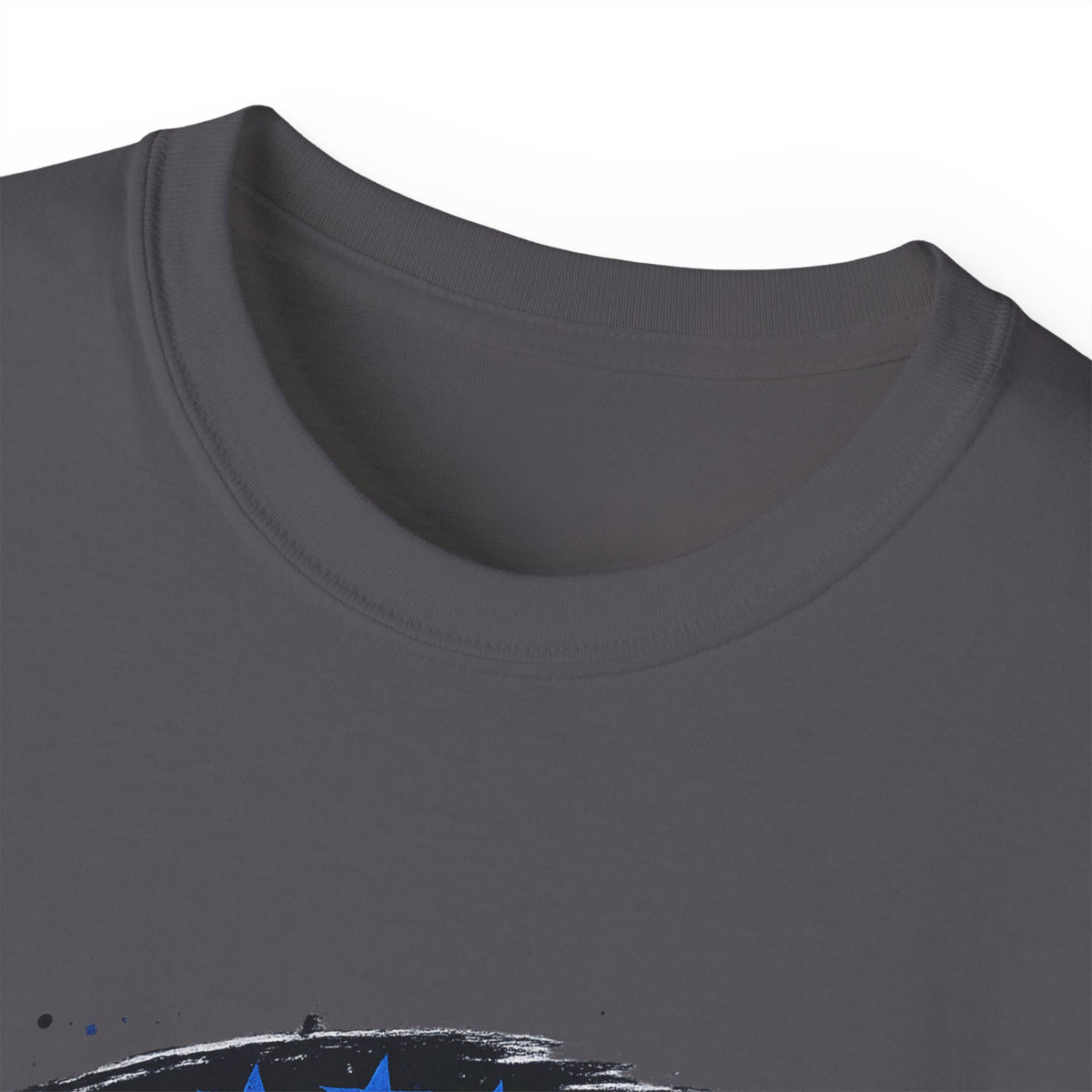 Blue Midterms Tee — Flag Brushstroke Graphic
