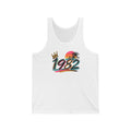 1982 Retro Sunset Tank Top — 1980s Vintage Birthday Beach Vibe