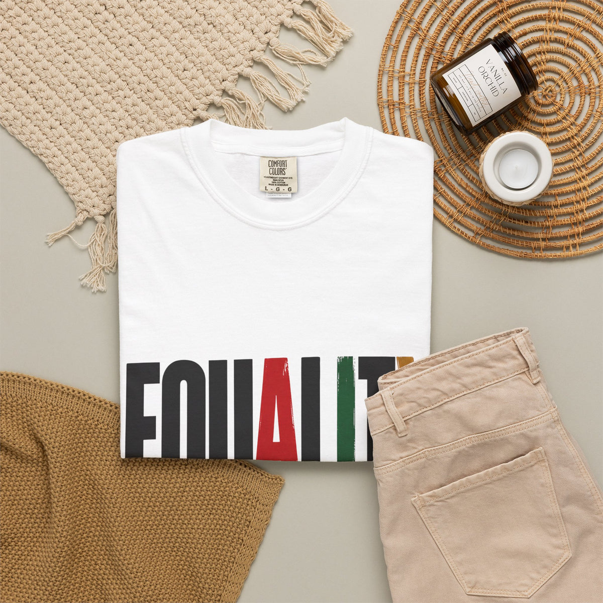 Equality Graphic T‑Shirt — Multicolor Social Justice Tee