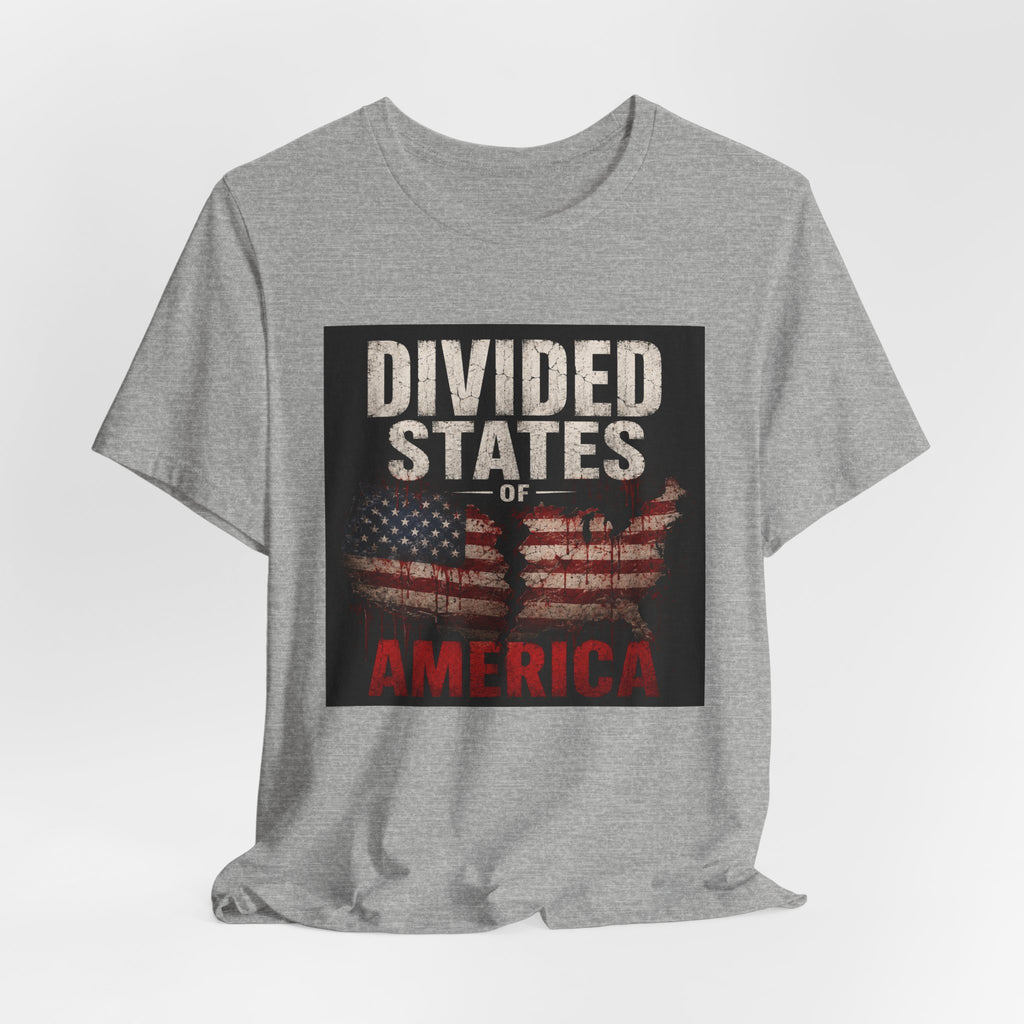 Divided States America Graphic Tee — Political Statement T-Shirt