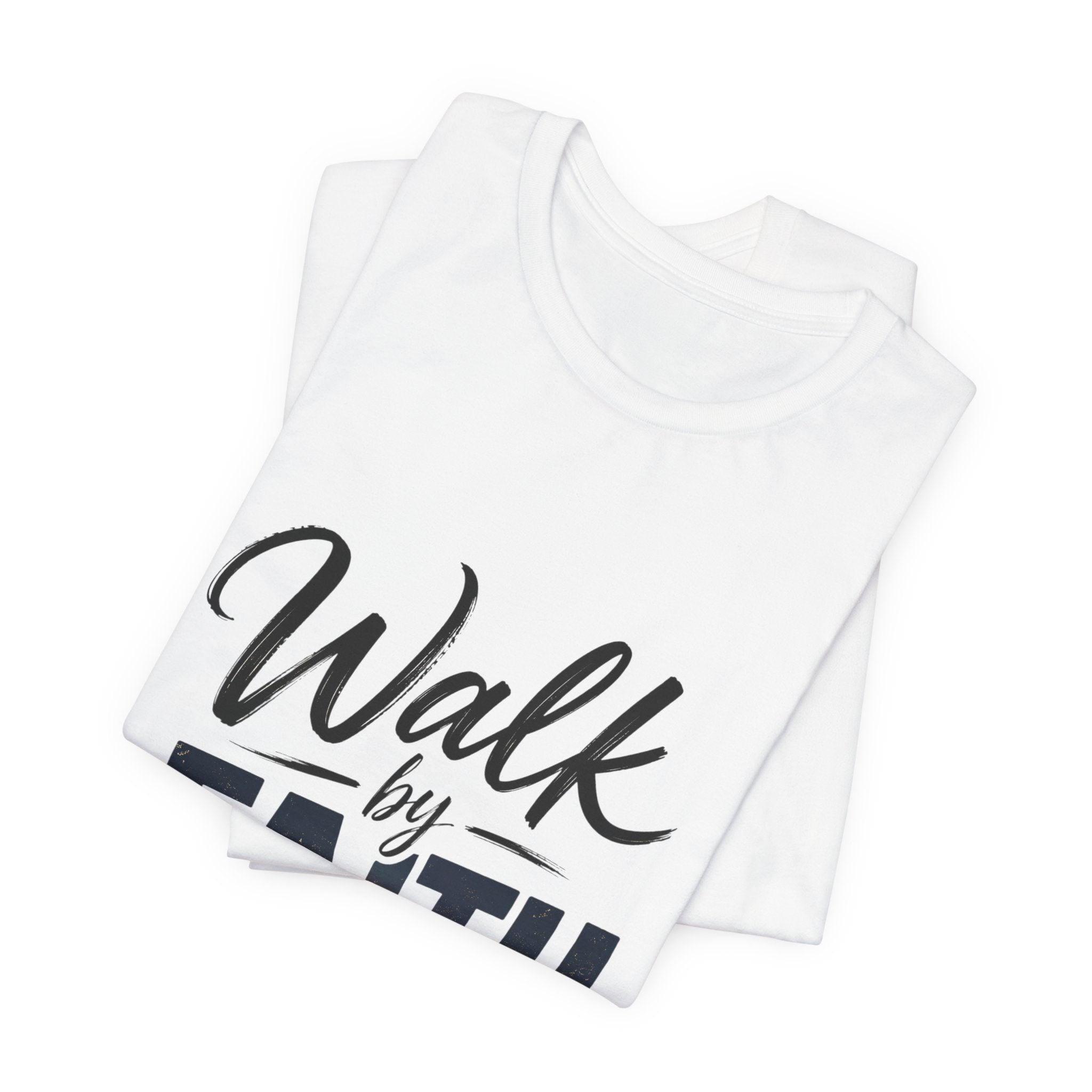 Wear Your Moment Women's Graphic T-Shirt – Walk by Faith Sunset Cross, Garment-Dyed, Sizes S–4XL