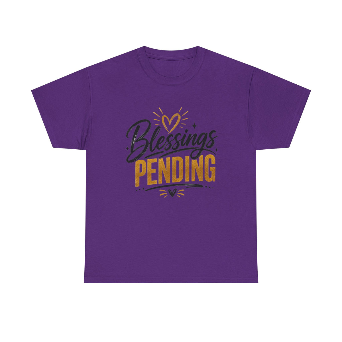 Blessings Pending Tee — Pregnancy Announcement Graphic, Soft Cotton, Unisex