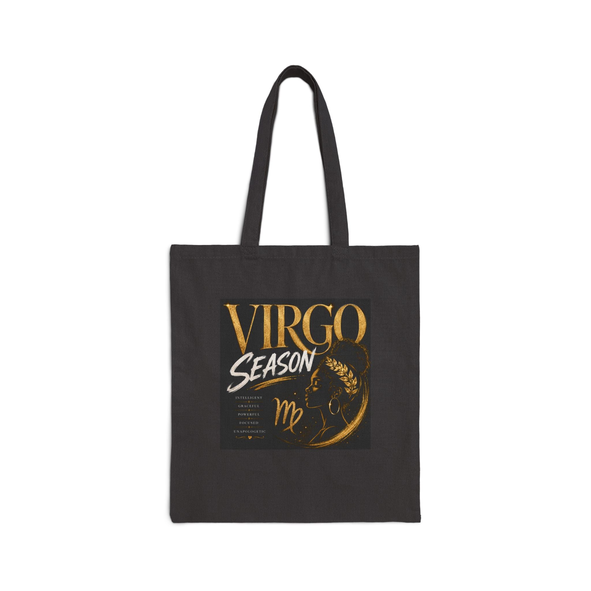 Virgo Season Canvas Tote Bag — Zodiac Virgo Astrology Shopper
