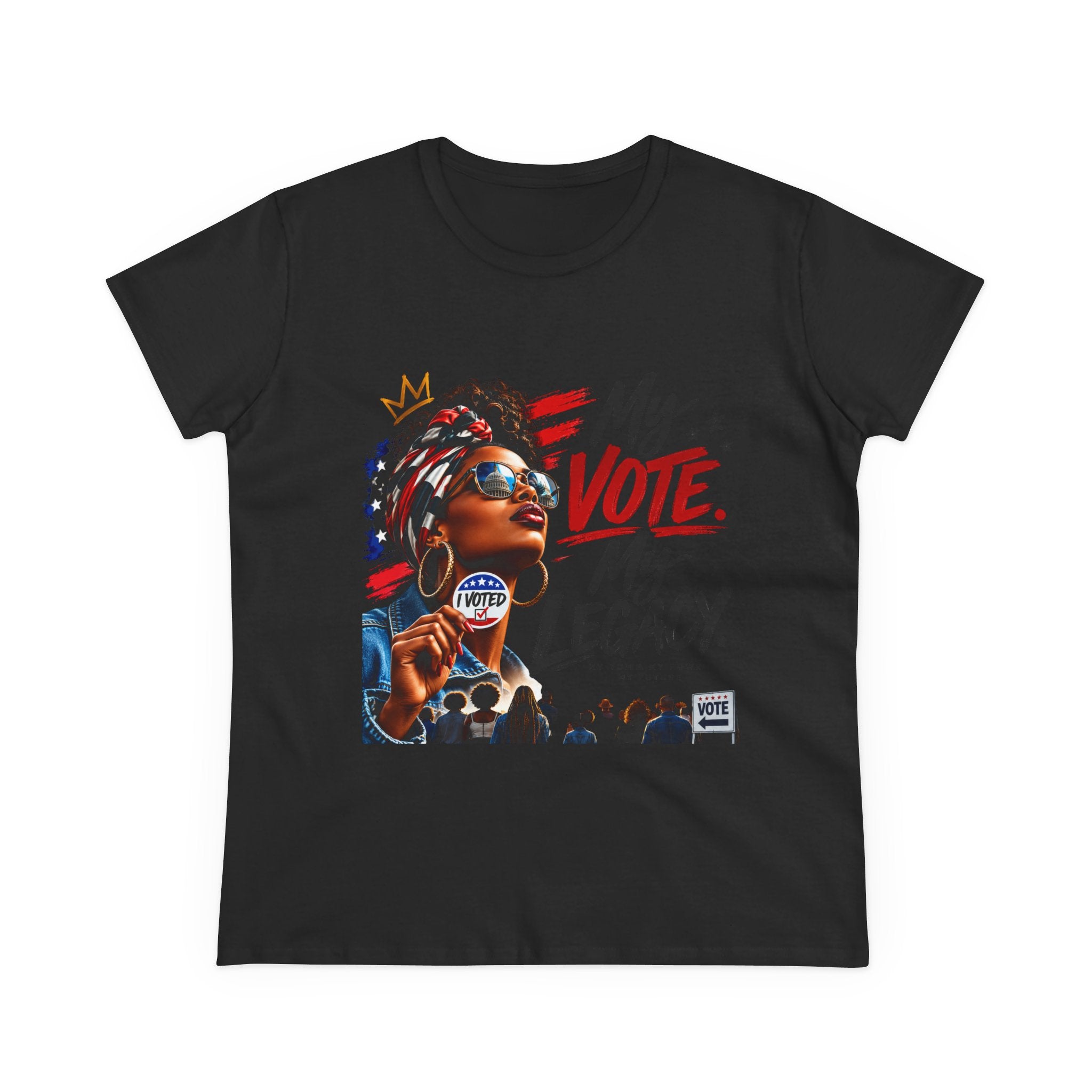 My Vote. My Legacy. Tee — Semi-Fitted