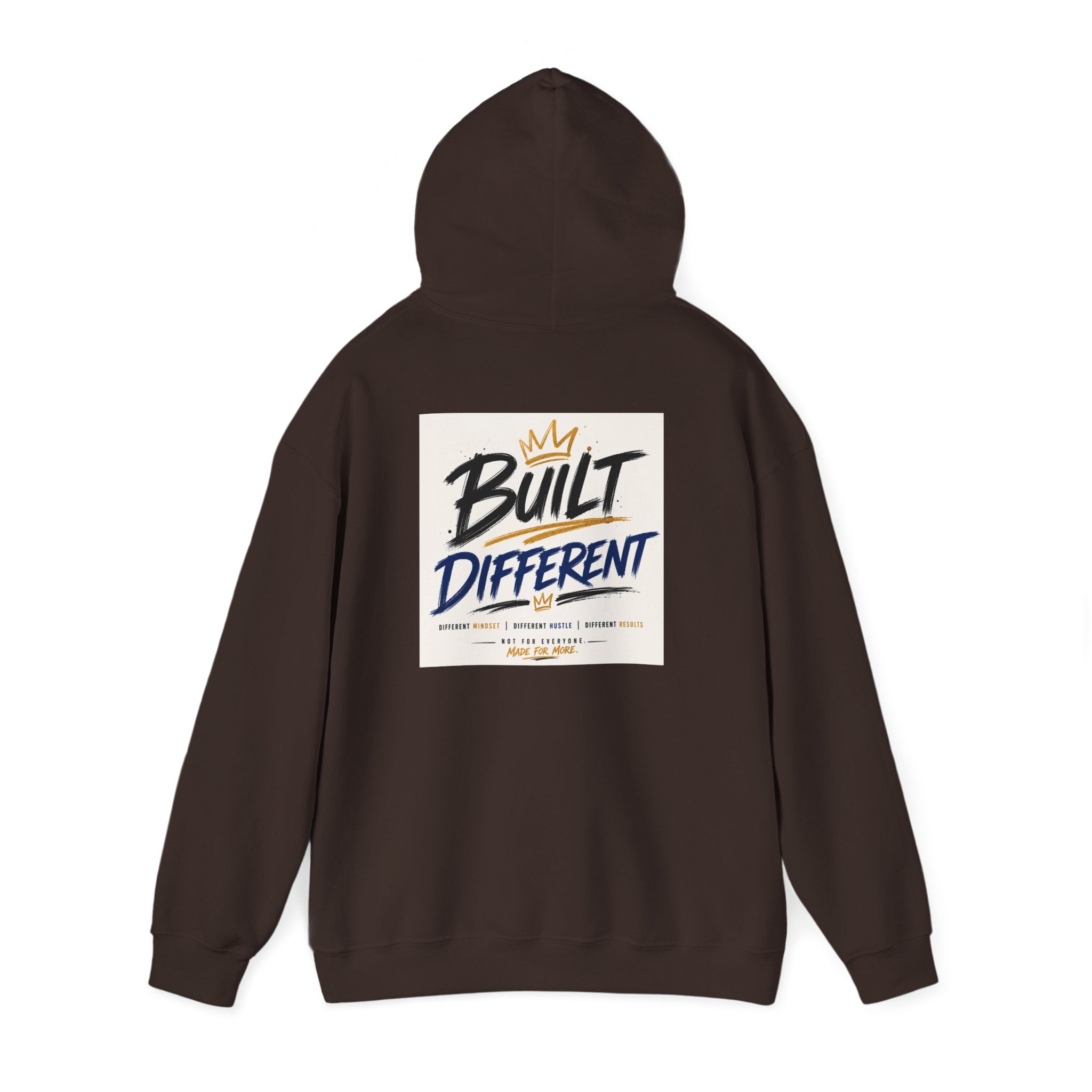 Wear Your Moment Unisex Graphic Hoodie – Built Different Pullover, 50/50 Cotton-Poly, Sizes S–4XL