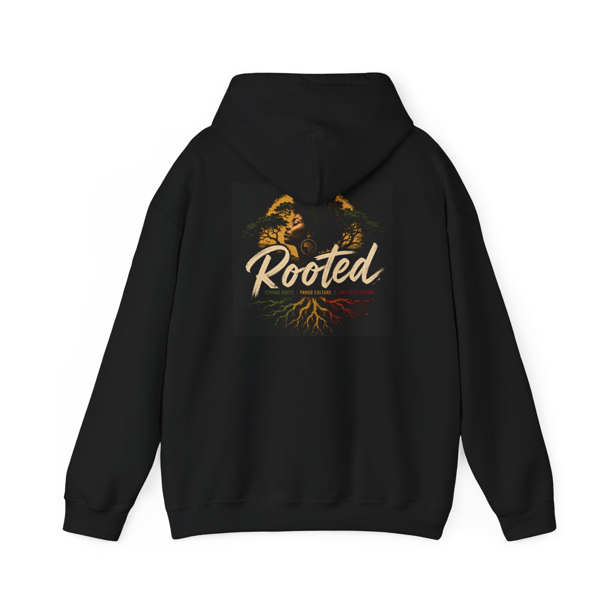 Rooted Hoodie — Vintage Tree & Roots Graphic Pullover