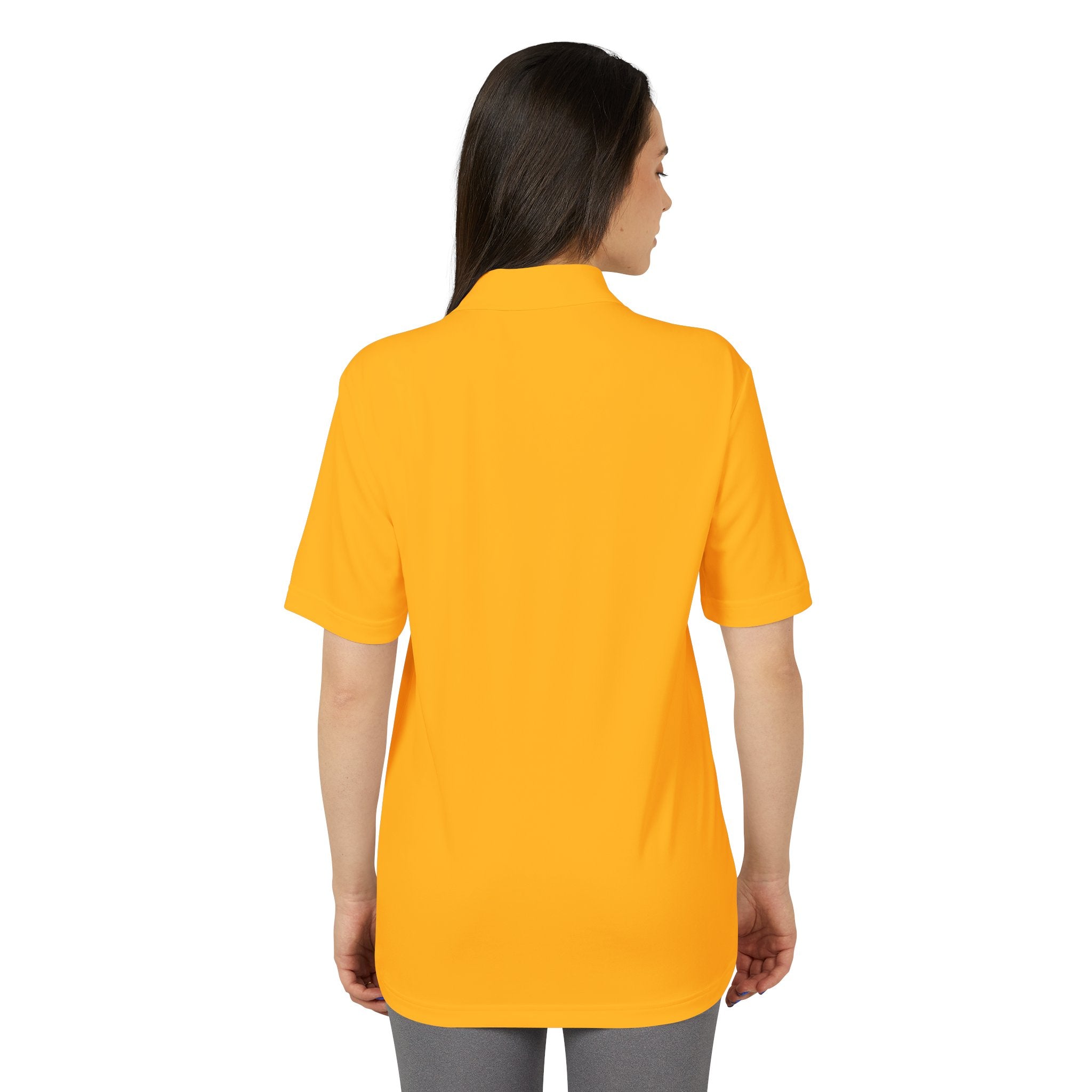 WVM Minimalist Performance Polo — White Athletic Golf Shirt