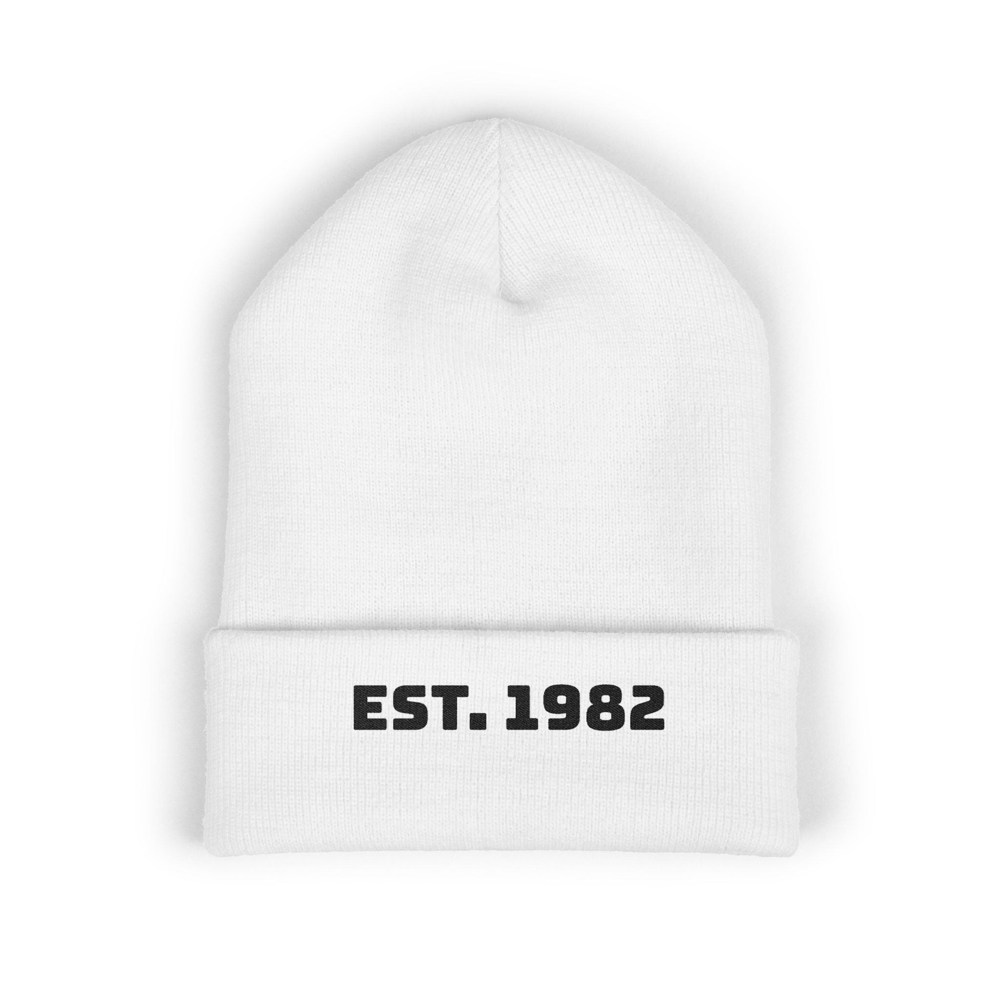 Embroidered "EST. 1982" Cuffed Beanie
