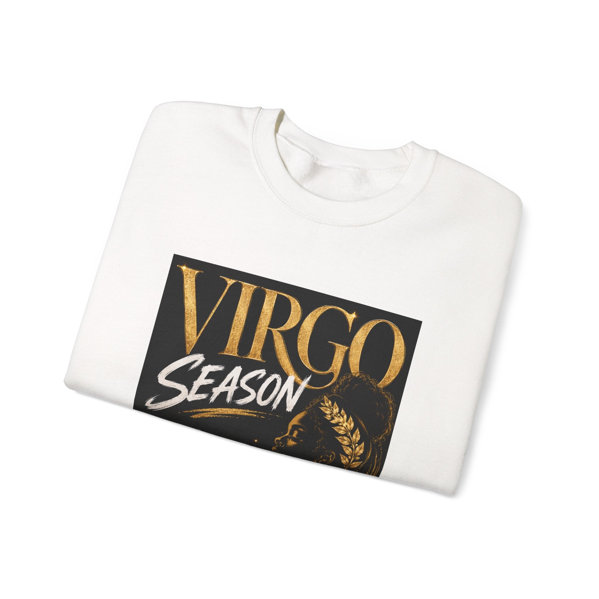 Virgo Season Crewneck Sweatshirt — Zodiac Virgo Graphic Pullover