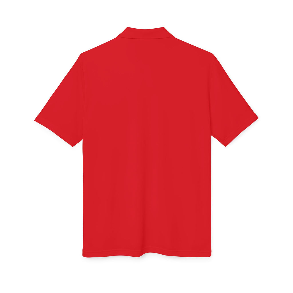 WVM Minimalist Performance Polo — White Athletic Golf Shirt